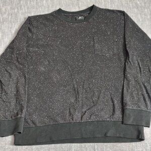 Obey Propaganda Shirt Size Medium Black White Long Sleeve Pocket Tee Crew Ferry